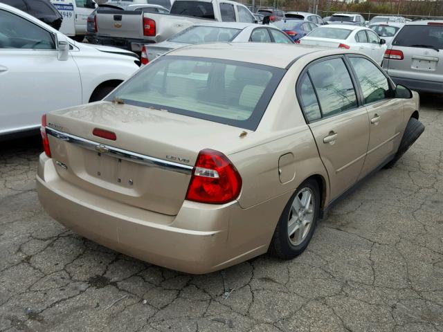 1G1ZT52805F302416 - 2005 CHEVROLET MALIBU LS 棕色 照片 4