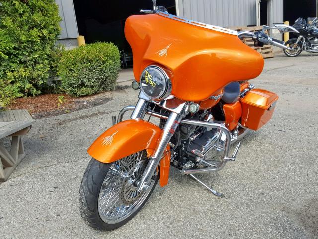 1HD1KB41XAB648351 - 2010 HARLEY-DAVIDSON FLHX ORANGE photo 9