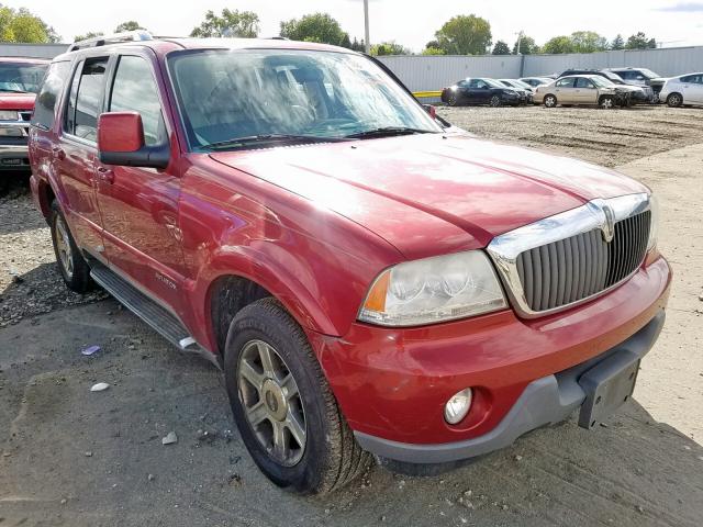 5LMEU78H23ZJ28665 - 2003 LINCOLN AVIATOR Qırmızı foto 1