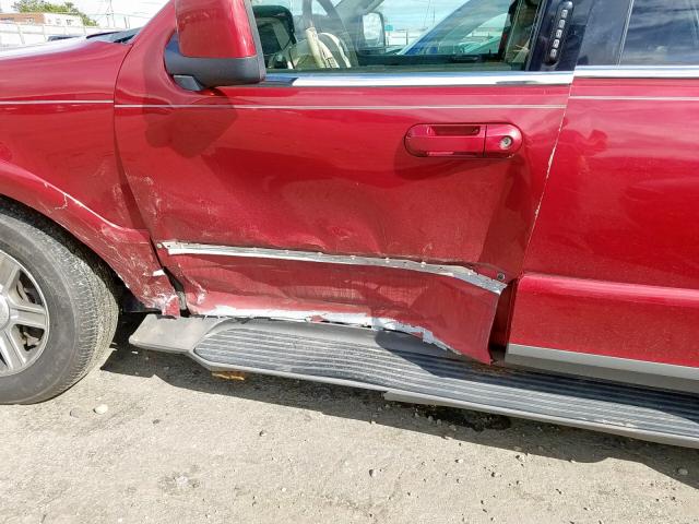 5LMEU78H23ZJ28665 - 2003 LINCOLN AVIATOR Qırmızı foto 10