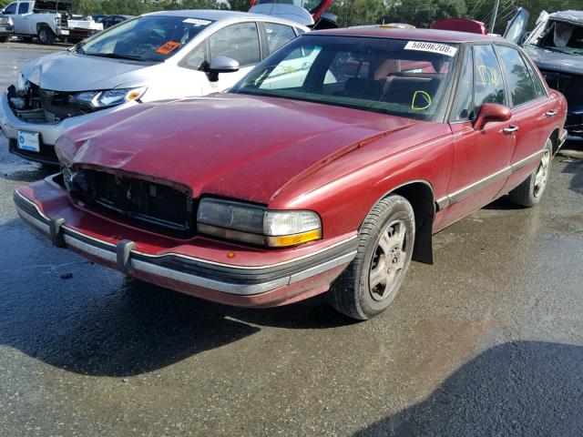 1G4HP52L6SH526586 - 1995 BUICK LESABRE CU RED photo 2