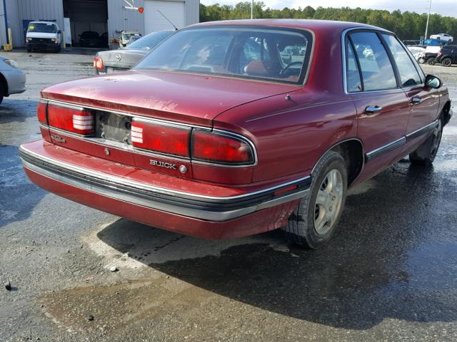 1G4HP52L6SH526586 - 1995 BUICK LESABRE CU RED photo 4