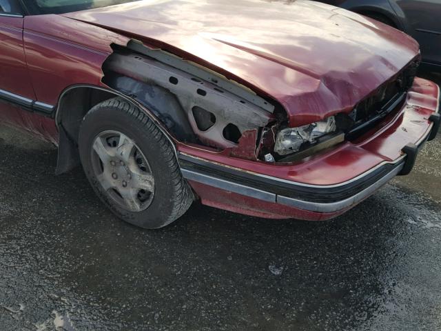 1G4HP52L6SH526586 - 1995 BUICK LESABRE CU RED photo 9