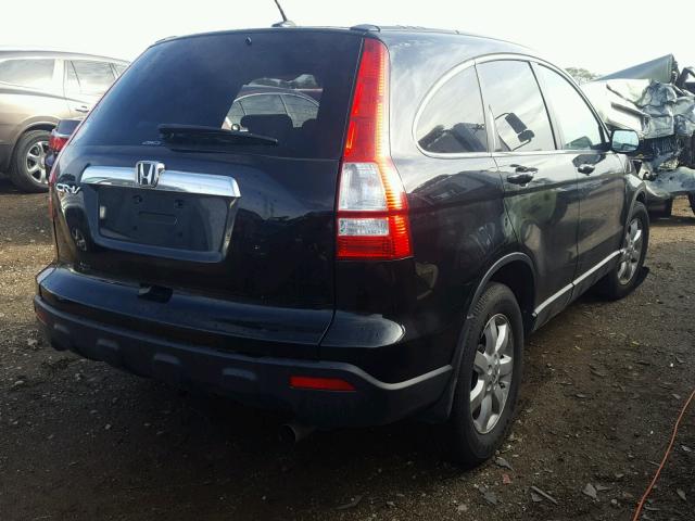 JHLRE48759C011124 - 2009 HONDA CR-V EXL BLACK photo 4