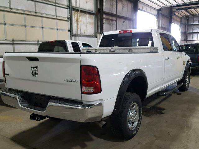 3C6UR5JL4DG525407 - 2013 RAM 2500 SLT WHITE photo 4