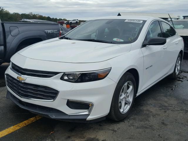 1G1ZB5ST9HF259657 - 2017 CHEVROLET MALIBU LS WHITE photo 2