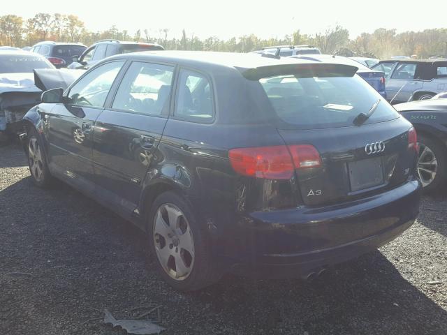 WAUKD78P56A098627 - 2006 AUDI A3 S-LINE BLACK photo 3