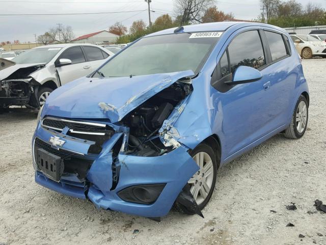 KL8CB6S95DC573592 - 2013 CHEVROLET SPARK LS BLUE photo 2