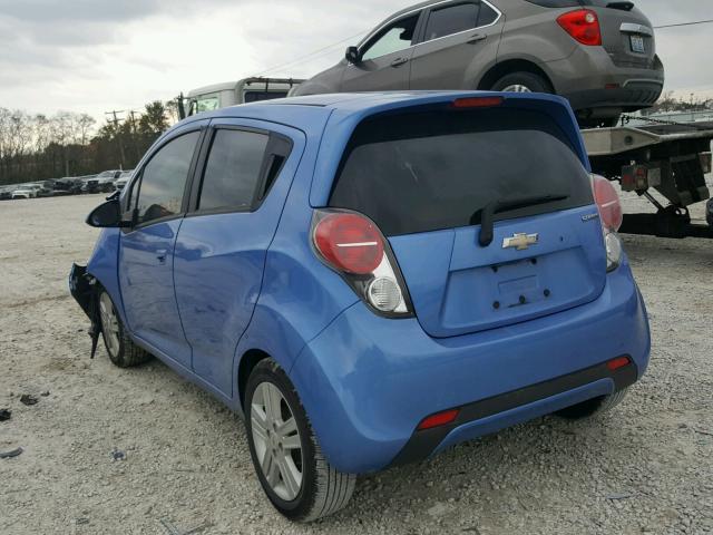 KL8CB6S95DC573592 - 2013 CHEVROLET SPARK LS BLUE photo 3