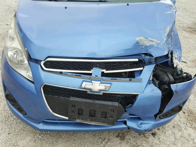 KL8CB6S95DC573592 - 2013 CHEVROLET SPARK LS BLUE photo 7