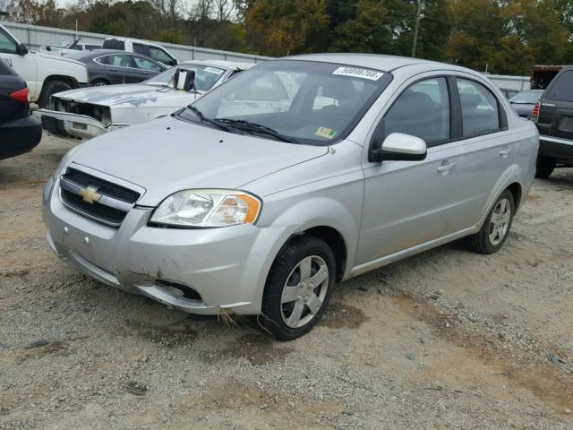 KL1TD5DE9BB143564 - 2011 CHEVROLET AVEO LS SILVER photo 2