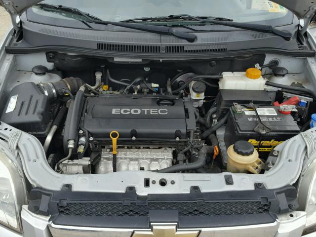 KL1TD5DE9BB143564 - 2011 CHEVROLET AVEO LS SILVER photo 7