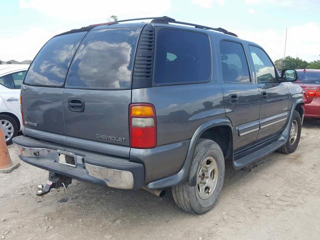 1GNEK13T7YJ148414 - 2000 CHEVROLET TAHOE K150 GRAY photo 4