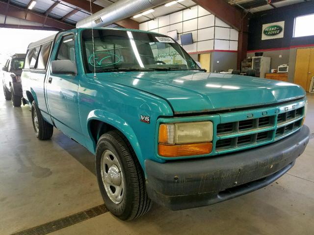 1B7FL26X4TW703958 - 1996 DODGE DAKOTA GREEN photo 1