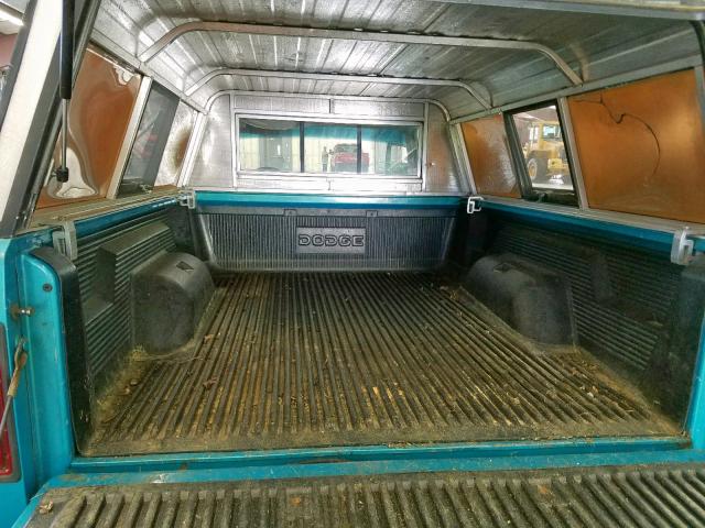 1B7FL26X4TW703958 - 1996 DODGE DAKOTA GREEN photo 6