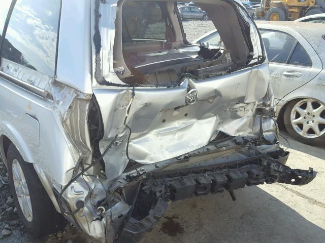 5N1BV28U04N313230 - 2004 NISSAN QUEST S SILVER photo 9