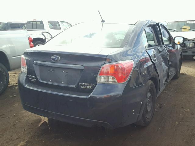 JF1GJAA68EH008527 - 2014 SUBARU IMPREZA BA GRAY photo 4