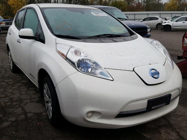 1N4AZ0CP7DC426006 - 2013 NISSAN LEAF S WHITE photo 1