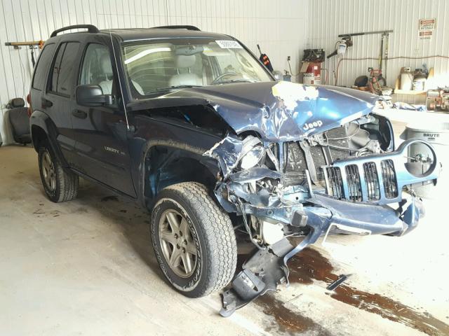 1J4GL58K13W656339 - 2003 JEEP LIBERTY LI BLUE photo 1