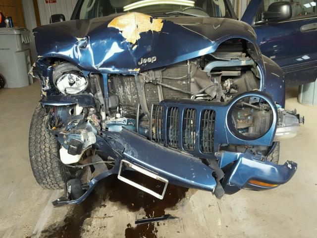 1J4GL58K13W656339 - 2003 JEEP LIBERTY LI BLUE photo 7