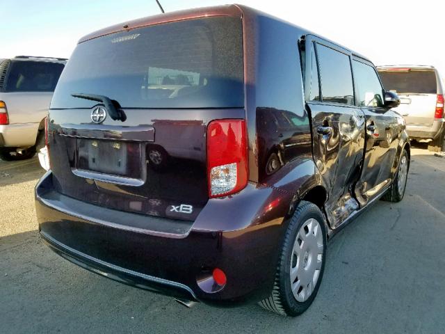 JTLZE4FE3FJ067590 - 2015 TOYOTA SCION XB იასამნისფერი ფოტო 4