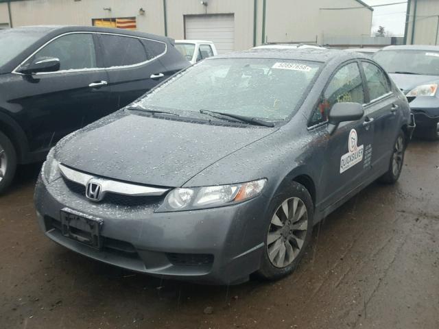 19XFA1F96BE004180 - 2011 HONDA CIVIC EXL GRAY photo 2