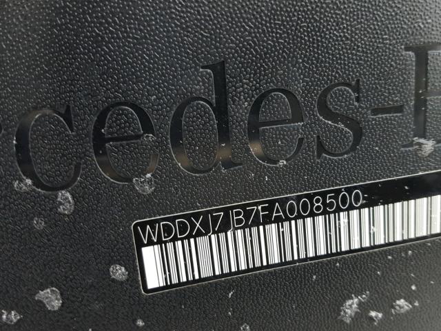 WDDXJ7JB7FA008500 - 2015 MERCEDES-BENZ S 63 AMG BLACK photo 10