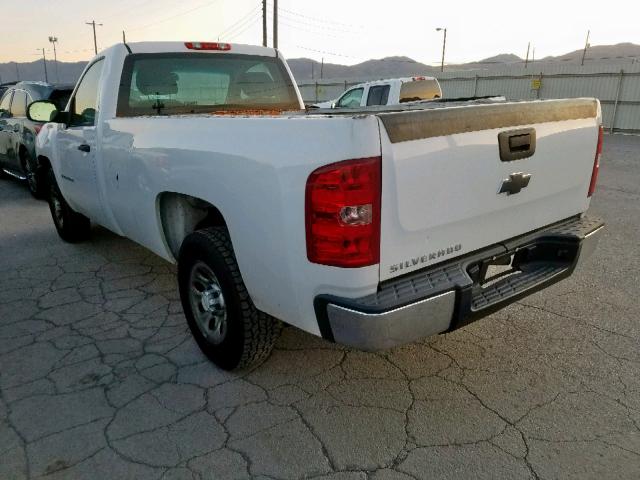 1GCEC14X18Z129852 - 2008 CHEVROLET SILVERADO WHITE photo 3