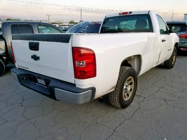 1GCEC14X18Z129852 - 2008 CHEVROLET SILVERADO WHITE photo 4