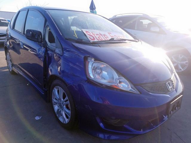 JHMGE8H41AS005508 - 2010 HONDA FIT SPORT BLUE photo 1