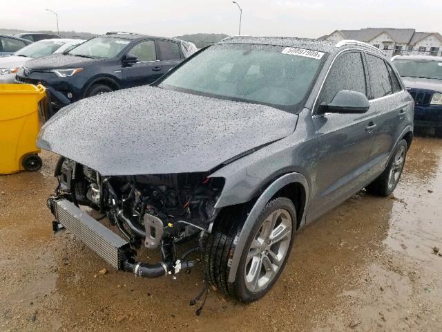 WA1EFCFS6FR005331 - 2015 AUDI Q3 PREMIUM GRAY photo 2