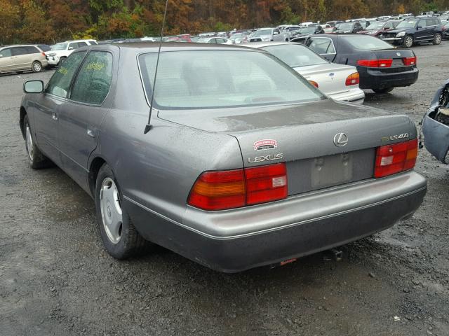 JT8BH28F5V0094971 - 1997 LEXUS LS 400 GRAY photo 3