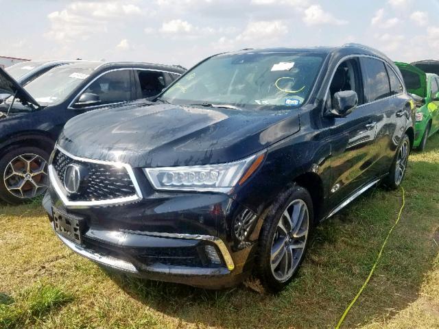 5J8YD3H91JL003681 - 2018 ACURA MDX ADVANC BLACK photo 2