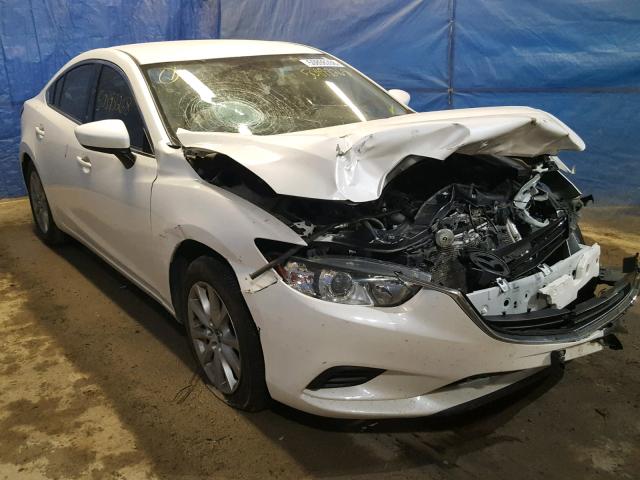 JM1GJ1U61F1168815 - 2015 MAZDA 6 SPORT WHITE photo 1