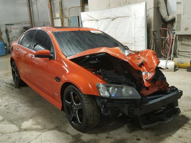 6G2EC57Y18L126424 - 2008 PONTIAC G8 GT ORANGE photo 1