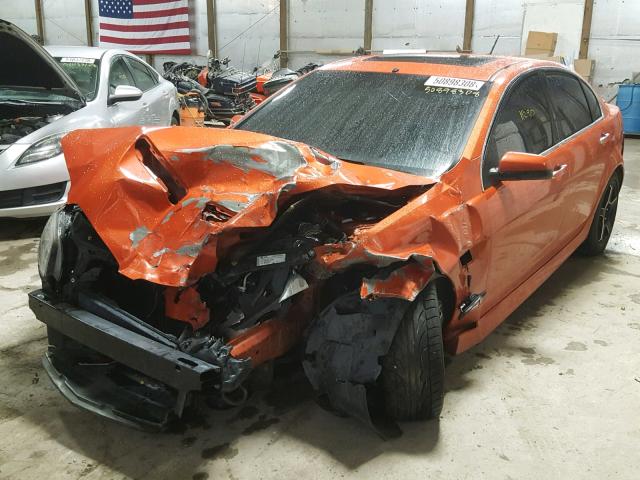 6G2EC57Y18L126424 - 2008 PONTIAC G8 GT ORANGE photo 2