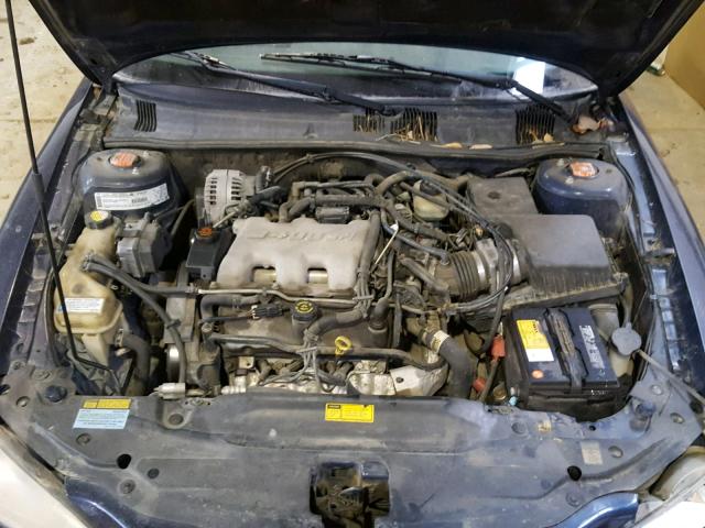 1G2NF52E41M568714 - 2001 PONTIAC GRAND AM S BLUE photo 7