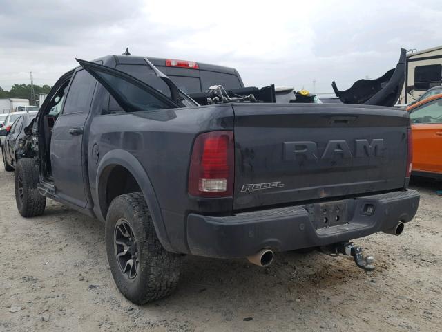 1C6RR6YT0GS155006 - 2016 RAM 1500 REBEL შავი ფოტო 3