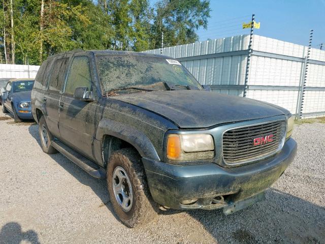 1GKEK13R4YR160460 - 2000 GMC YUKON DENA BLUE photo 1