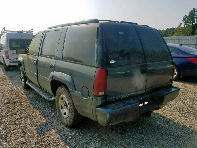 1GKEK13R4YR160460 - 2000 GMC YUKON DENA BLUE photo 3