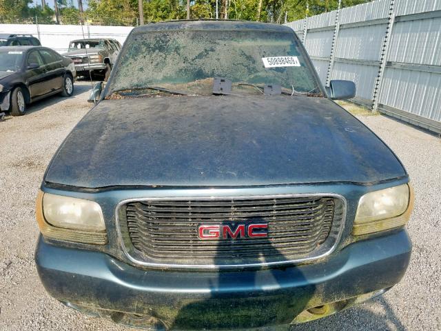 1GKEK13R4YR160460 - 2000 GMC YUKON DENA BLUE photo 7