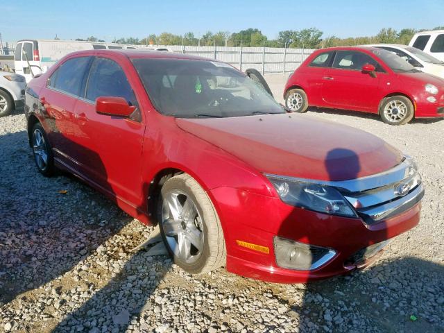 3FAHP0KC7AR201892 - 2010 FORD FUSION SPO RED photo 1