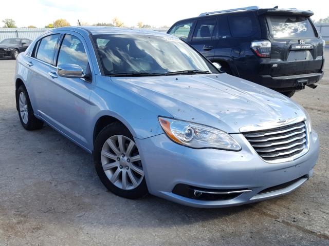 1C3CCBCGXEN134439 - 2014 CHRYSLER 200 LIMITE BLUE photo 1