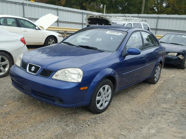 KL5JD52Z54K066285 - 2004 SUZUKI FORENZA S BLUE photo 2