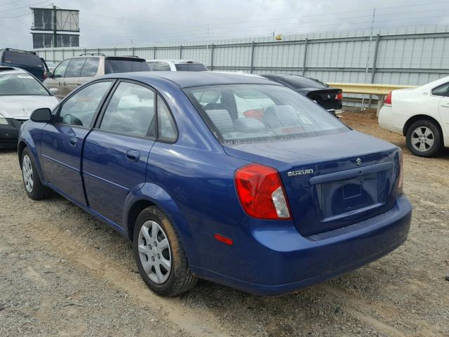 KL5JD52Z54K066285 - 2004 SUZUKI FORENZA S BLUE photo 3