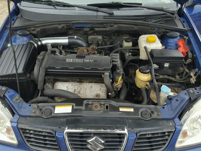 KL5JD52Z54K066285 - 2004 SUZUKI FORENZA S BLUE photo 7