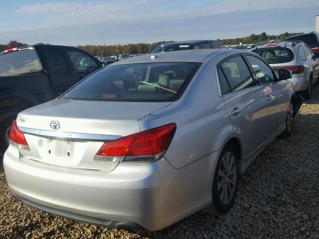 4T1BK3DB5BU421039 - 2011 TOYOTA AVALON BAS Күміс фото 4