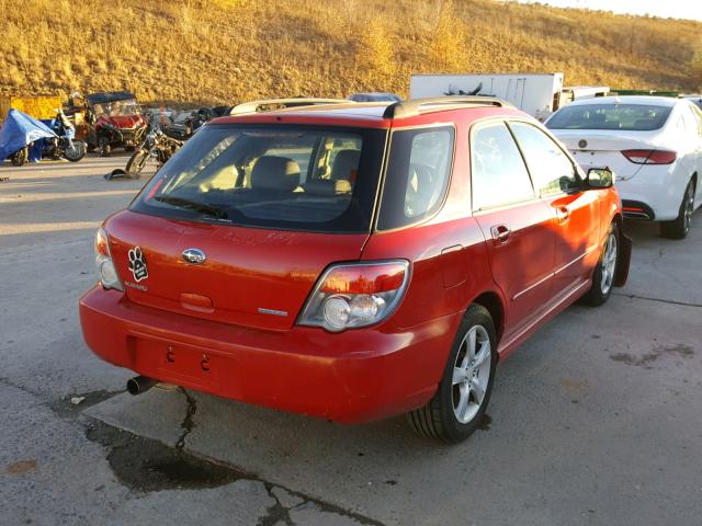 JF1GG67616H815556 - 2006 SUBARU IMPREZA 2. RED photo 4