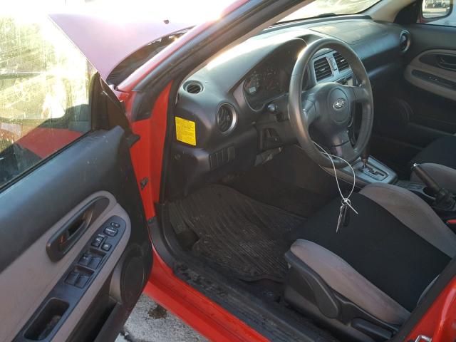 JF1GG67616H815556 - 2006 SUBARU IMPREZA 2. RED photo 9