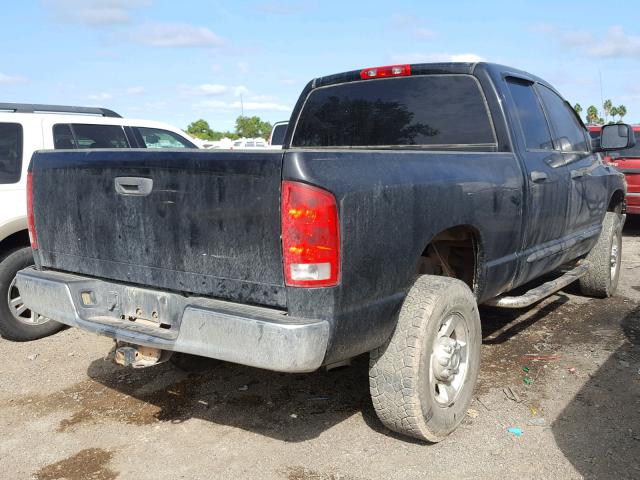 3D7KS28C75G763865 - 2005 DODGE RAM 2500 S BLACK photo 4